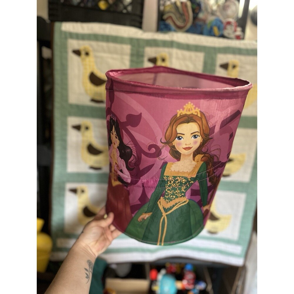 2007 Shrek The Third Princess Fiona Princesses Laundry Hamper VTG Rare Vintage
